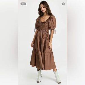 En Saison Chocolate Midi dress